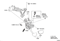 5517233040-Base, brake pedal bracket