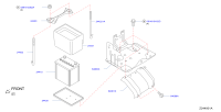 648613NK0A-Brkt assy-battery mtg, lwr