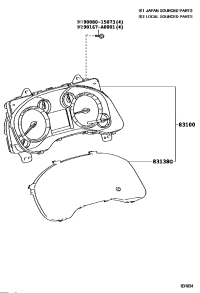 838000CR31-METER ASSY, COMBINAT