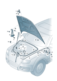 7L6823302A-LOCK ASSY, BONNET
