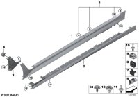 51775A52D48-Moulding-dr side upr rh