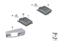 66326880094-Sub control unit, sensor lane change warning, rh/lh