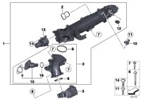 11617811909-Air intake w/damper