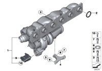 11657583909-Turbocharger w/exhaust manifold