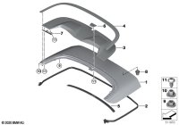 51177490635-Cover, garnish folding soft roof