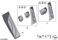 51472280942-Footrest stainless steel