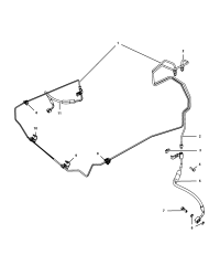 5154169AA-HOSE BRAKE LEFT FRONT