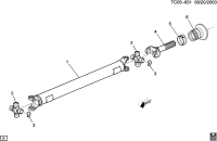 15140566-SHAFT,F/AXL PROP(INCLS 2-6)(ACDelco #15140566)