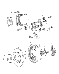 5154241AB-HUB AND BEARING BRAKE