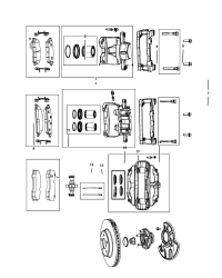 68166698AA-BRAKE PAD F/AXLE-GRAND CHEROKE