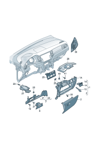 51G85709782V-Glove box assy Assy (ti black)