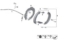 34406760443-Hand brake cable