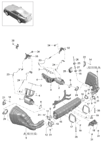 9A111302195-Manifold & exh Catalytic purifier