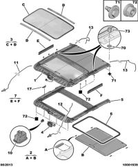 6490GW-Sw assy-auto sunroof