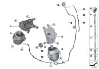 22116864593-Engine stay lh