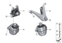 22117853647-Engine stay lh