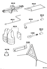 519600D200-HOOK ASSY, FRONT