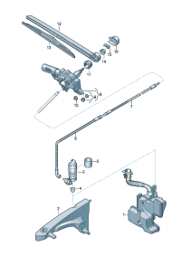 5E5955711B-Motor, wiper