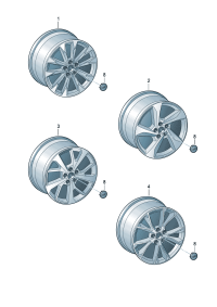 83G601025A-Wheel rim-aluminium alloy  Colour code:   D  -20.03.2023