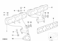 11621740730-Manifold, exhaust