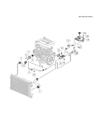 26686803-Hose, radiator inlet (with the emblem of 20mm) (for 2nd design, see 263534899)
