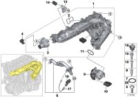 11618511363-Air intake w/damper