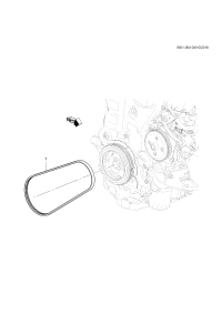 24109361-Belt, accessory drive main