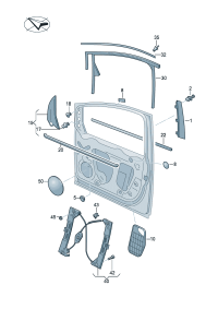 6R0839829C-RIVET,MUD GUARD