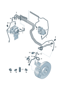 1EA611842D-Bracket, brake hose
