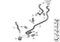 64219299622-COOLANT HOSE RETURN / MINI