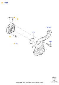 6L1Z1104A-Hub assy-wheel, repair kit