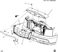 15162129-GRILLE,FRT(INCLS 5-7)(BLACK)(INCLS EMBLEM)