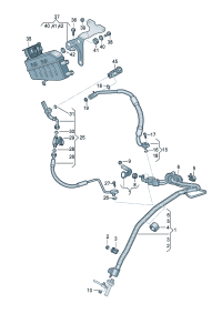 4KD816740-COOLENT HOSE-FRONT-AUDI-Q7/Q8