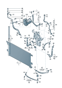 4KD816739A-COOLENT HOSE-FRONT-AUDI-Q7/Q8
