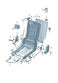 55G885062-Base-seat & back