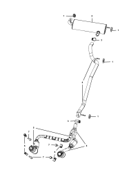 68040901AB-PIPE AND CONVERTER EXHAUST