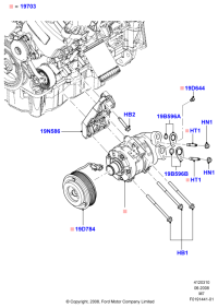 9L8Z19703A-AC COMPRESSOR LR (L538/L550)