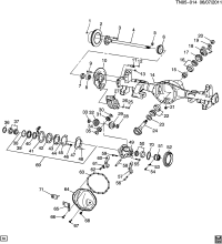 19168555-SHAFT,R/AXL(INCLS 6)(ACDelco #19168555)