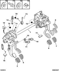 452035-Pedal mechanism, double control