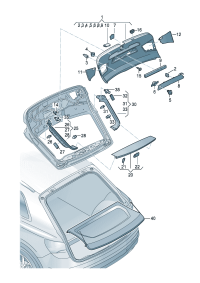 83G867657A-Blanking assy Taillight