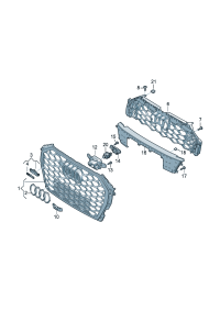 83G853651DRN4-Radiator grille