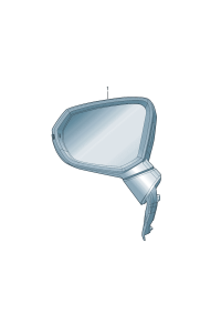 83G858499-Mirror Cover  Mirror assy-outside, band Adj-power