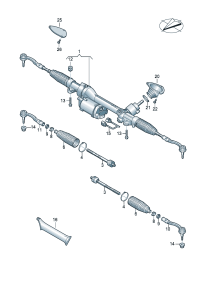 4S1423072P-Strut assy Tie rod end strut  D  -05.09.2016