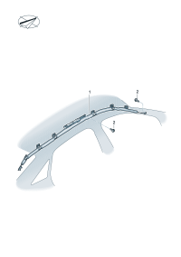 8YD880742D-Module assy-head air bag **Install now only * * **Order when ordering * *   D  -14.02.20