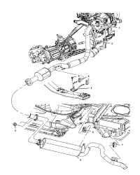 52101120AD-Muffler & exhaust tail pipe
