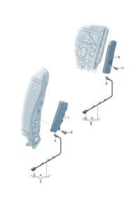 83G880241D-Unit, side air bag [Note] * * * * * * **Install now only * * **Order when ordering * *  