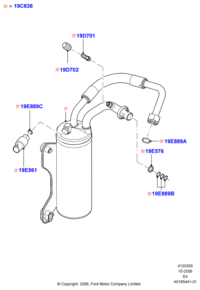 7C2Z19C836C-Accumulator assy-a/c