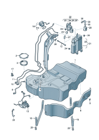 3C0201995F-PORSCHE CAYENNE VENT LINE