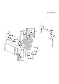 26220301-Hose, engine coolant supply (incl 2,3)