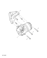24107571-Bracket, a/c compressor